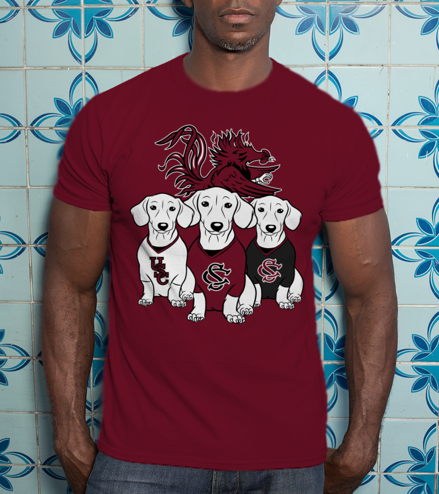 Usc Gamecocks Dogs T-Shirt