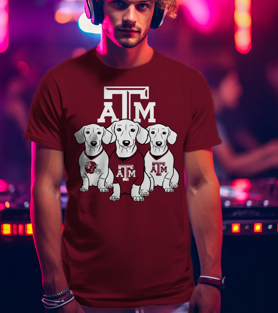 Texas A&M Dog Trio T-Shirt