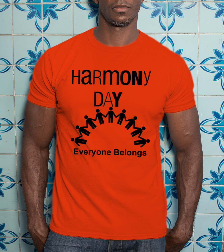 Harmony Day 21 March Everyone Belongs T-Shirt