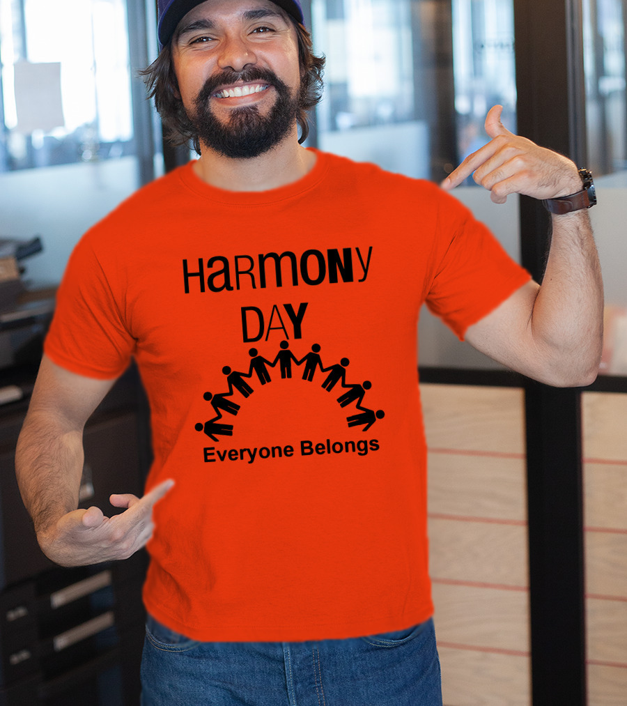 Harmony Day 21 March Everyone Belongs T-Shirt