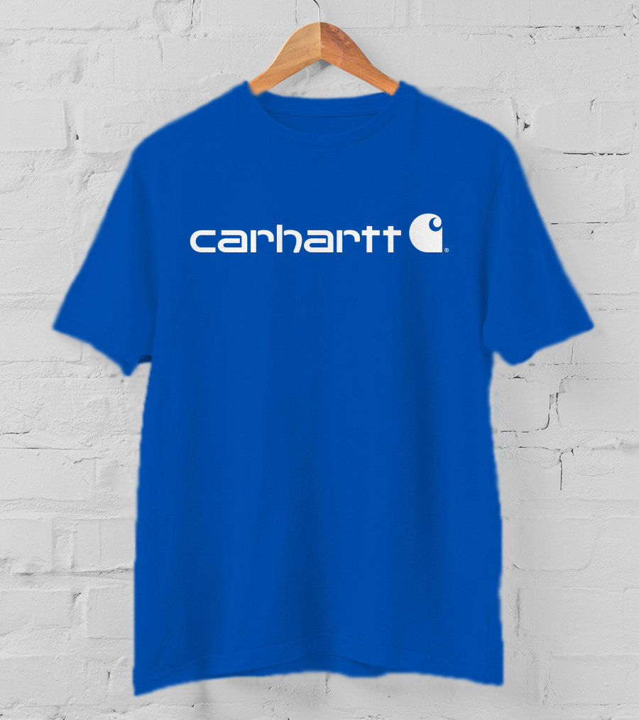 Carhartt Force Delmont Signature Blue T-Shirt