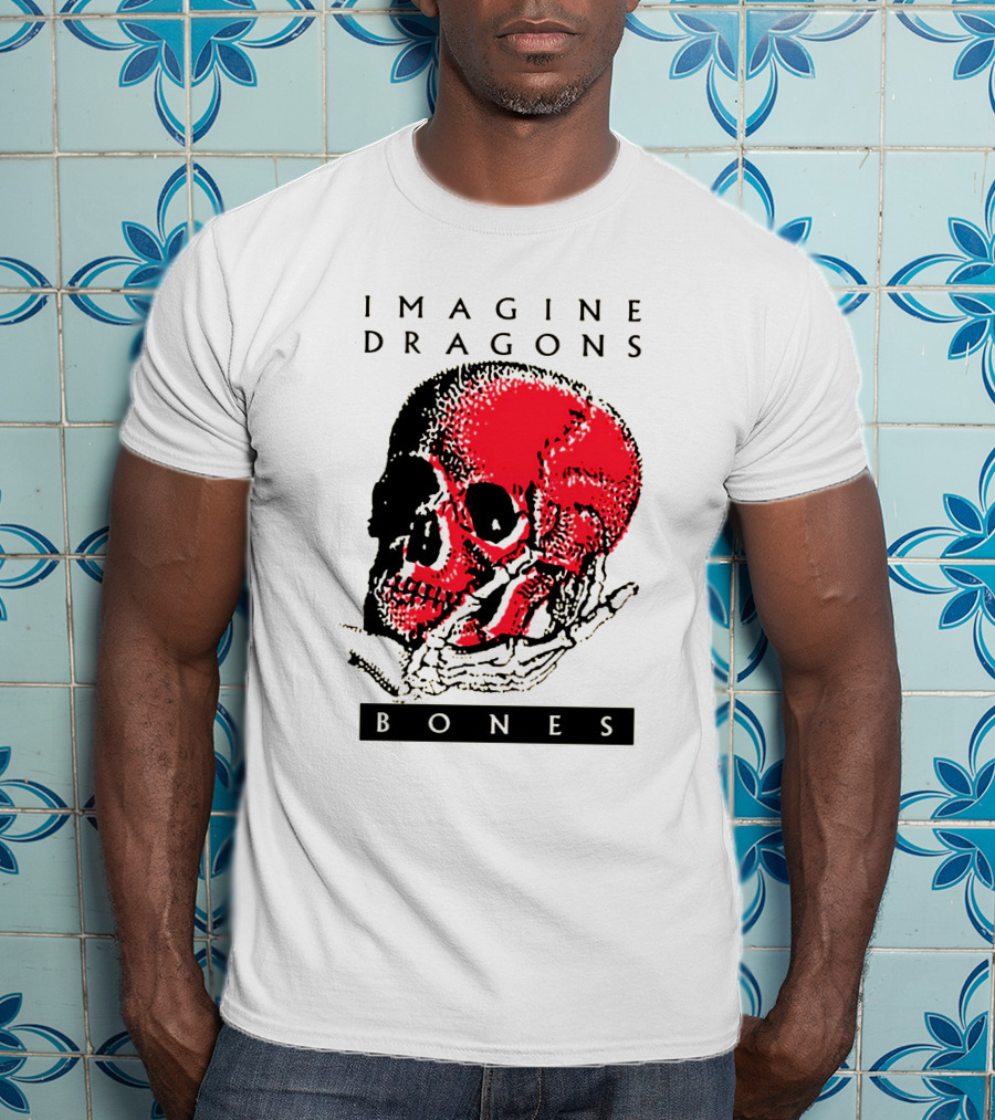IMAGINE DRAGONS BONES Skull T-Shirt