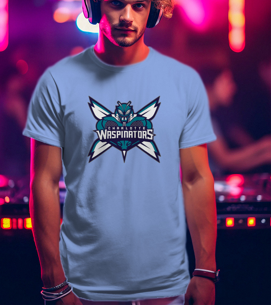 Charlotte Waspinators NBA Basketball Team T-Shirt
