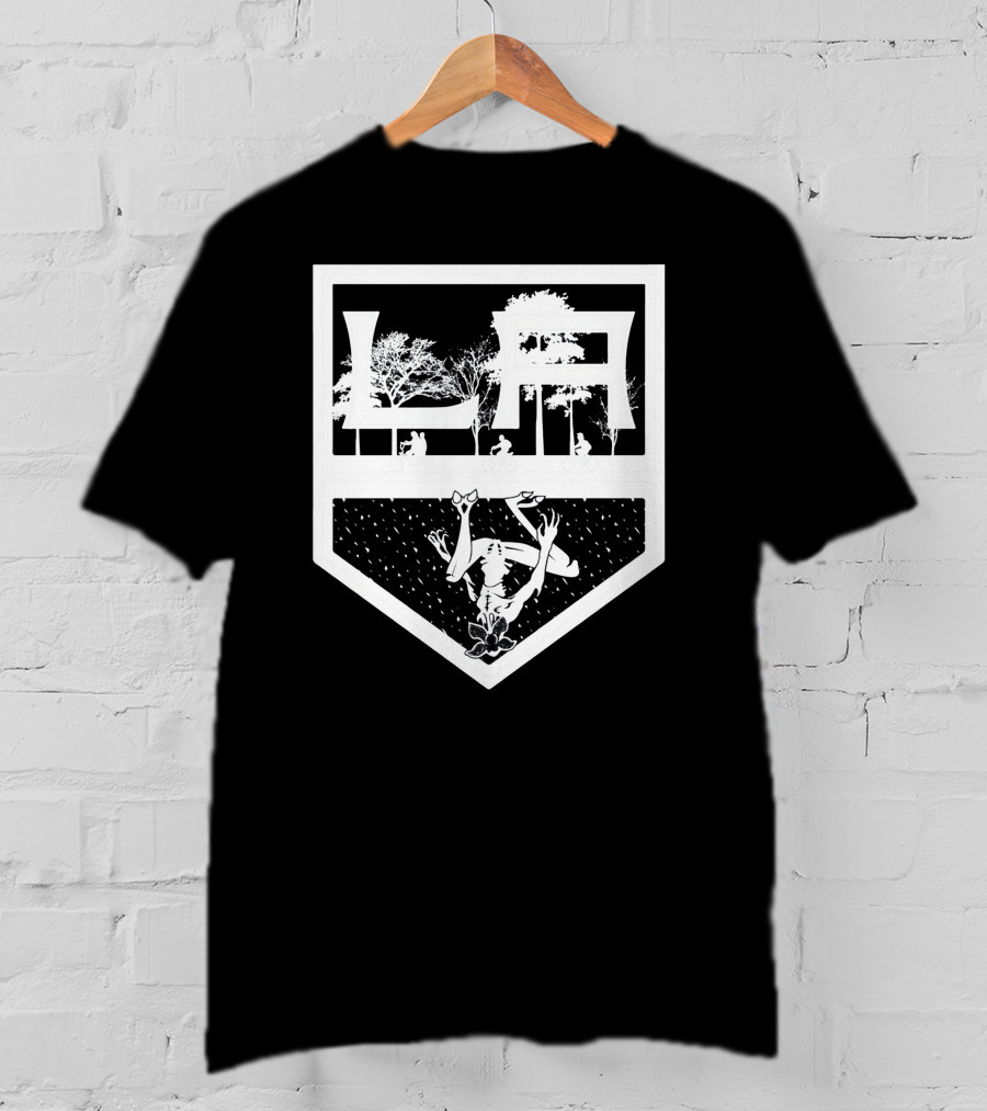 LA NHL Stranger Things Demogorgon T-Shirt