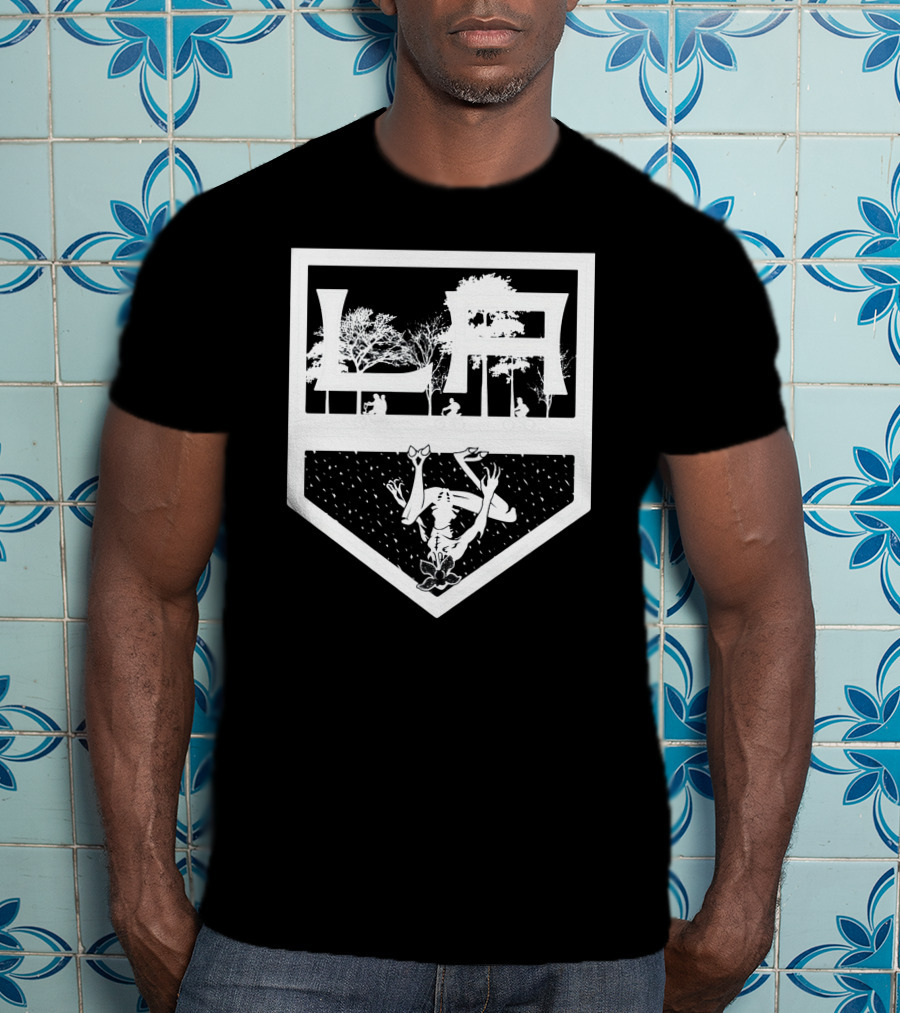 LA NHL Stranger Things Demogorgon T-Shirt
