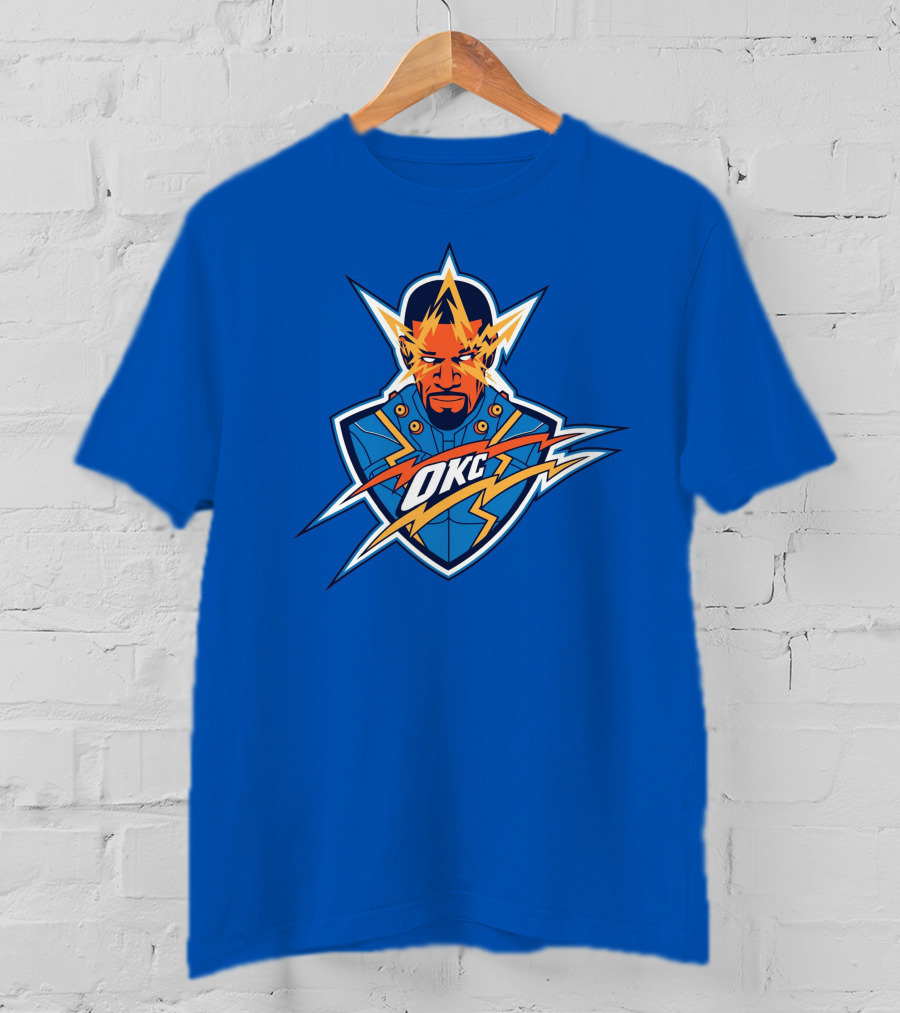 OKC Electro NBA Thunder Inspired T-Shirt