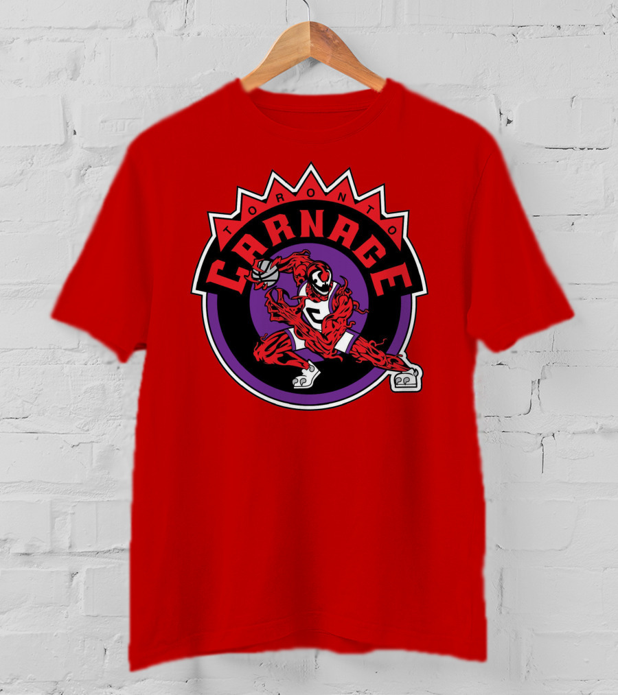 Toronto Carnage NBA Venomous Slam Dunk Apex T-Shirt