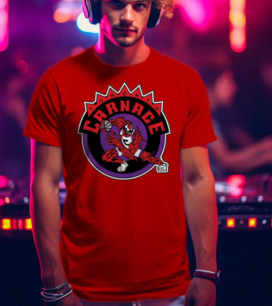 Toronto Carnage NBA Venomous Slam Dunk Apex T-Shirt