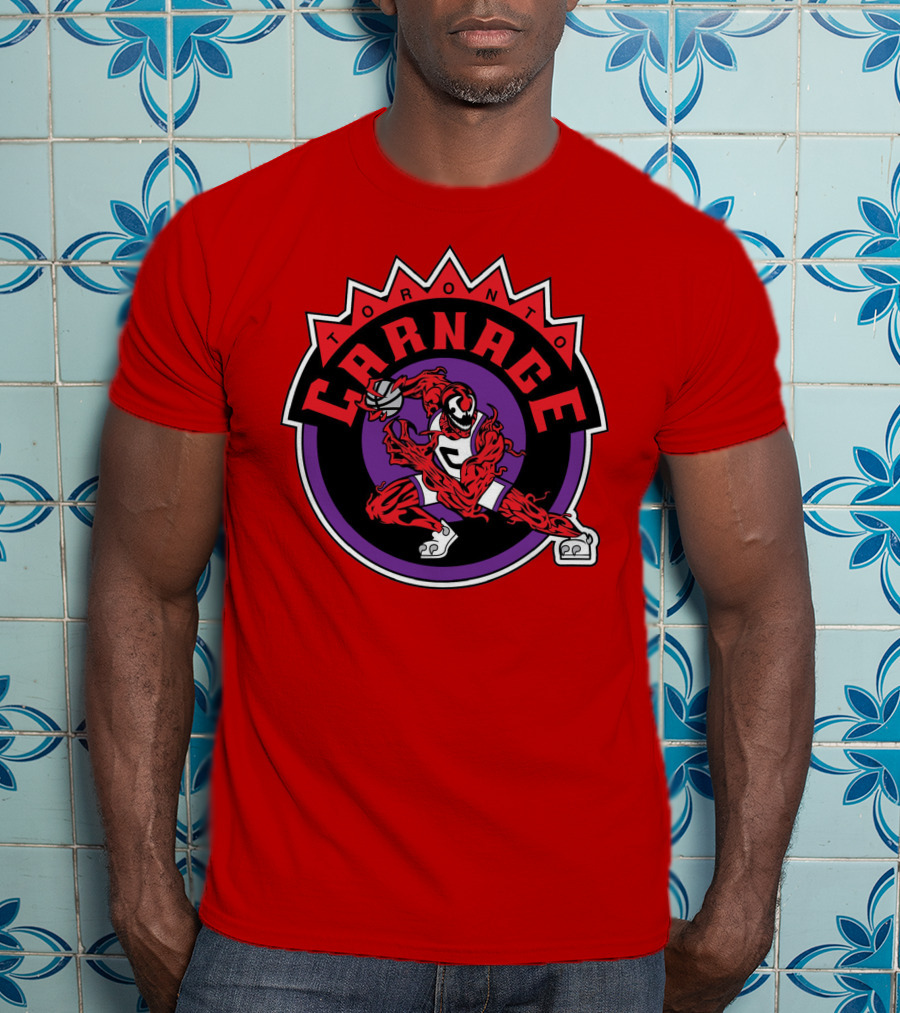 Toronto Carnage NBA Venomous Slam Dunk Apex T-Shirt