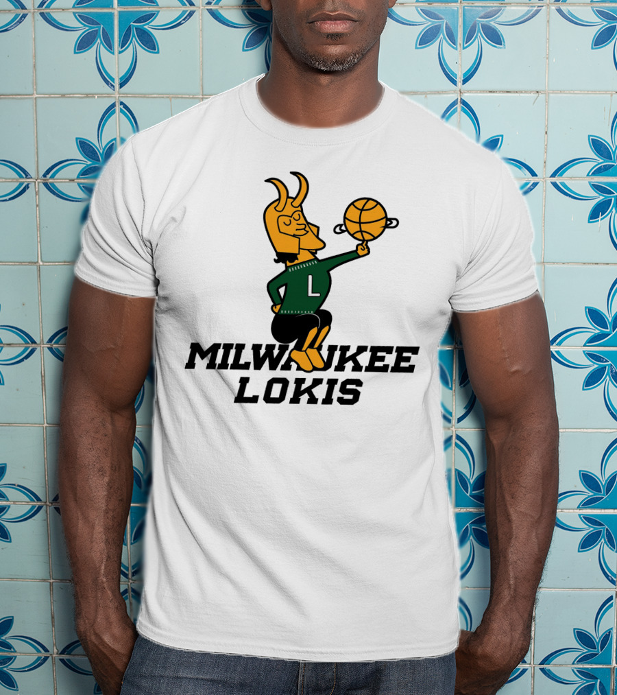 Milwaukee Lokis NBA Basketball Crossover Concept T-Shirt