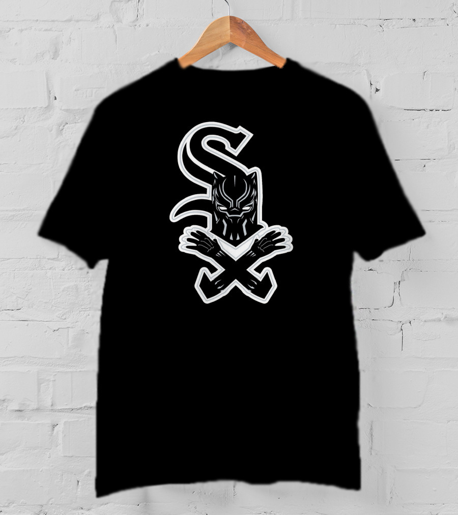 Chicago Black Panther Sox MLB Crossover T-Shirt