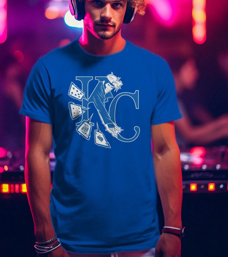 Kansas City Gambits MLB Playing Cards KC T-Shirt