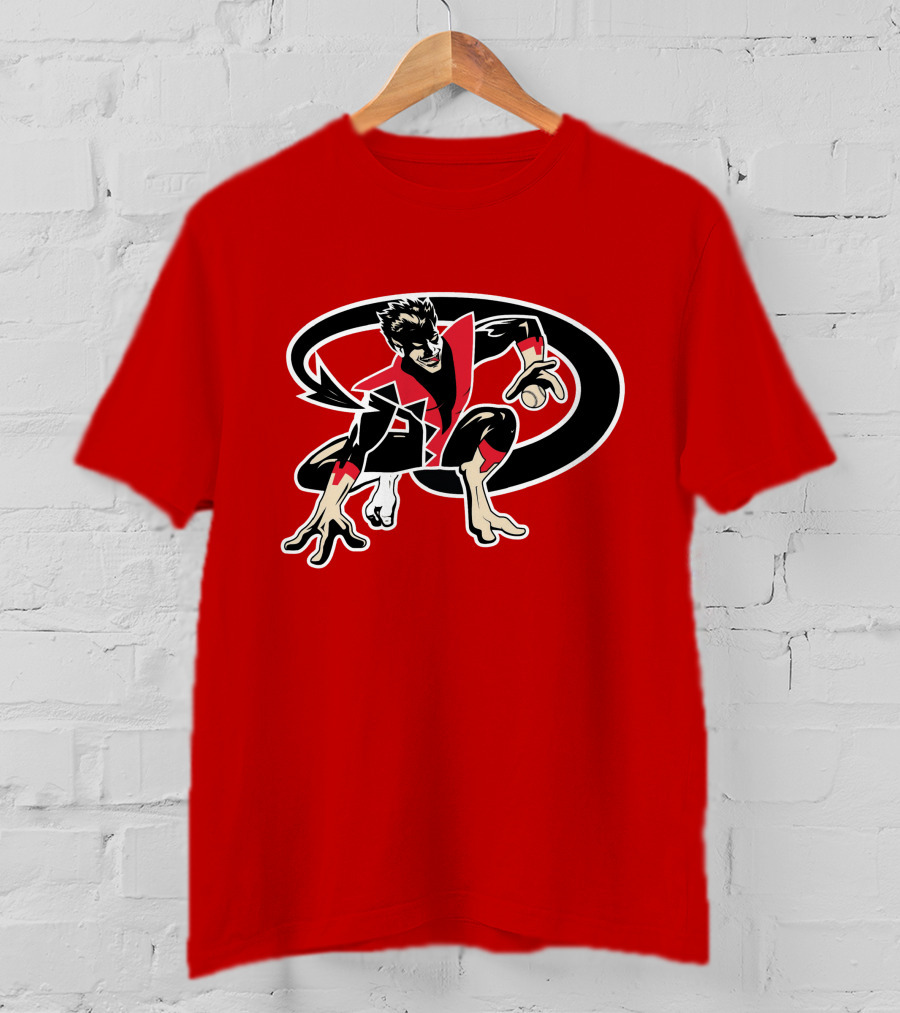 Arizona Nightcrawlers MLB Crossover With Baseball Superhero Character T-Shirt