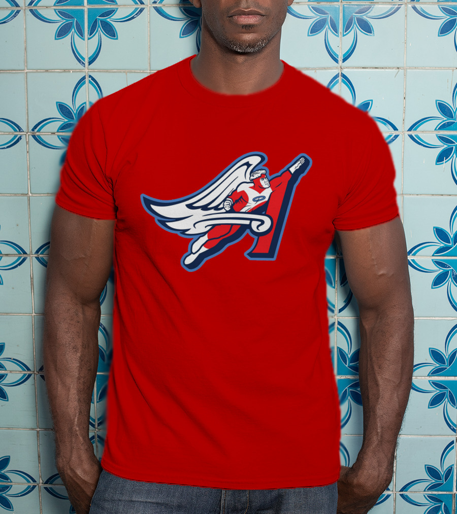 LA Archangels Superhero Wings Mlb T-Shirt