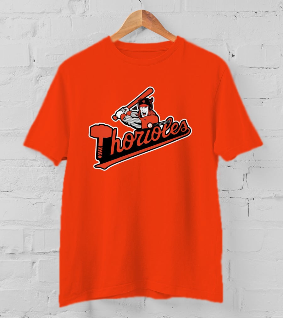 Baltimore Thorioles MLB Thor Baseball T-Shirt