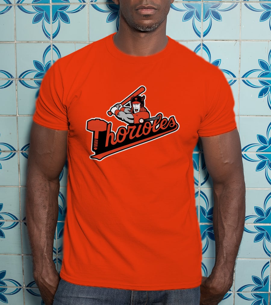 Baltimore Thorioles MLB Thor Baseball T-Shirt