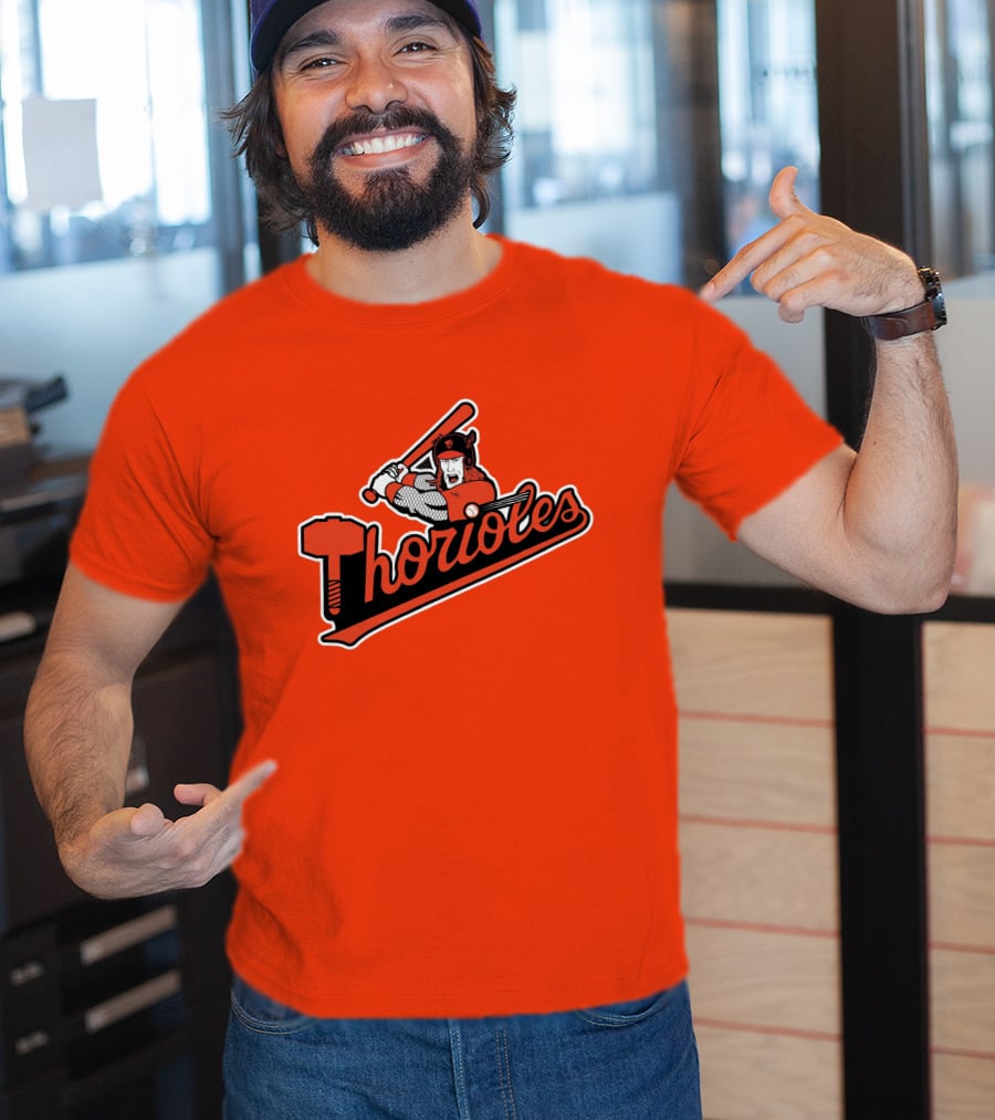 Baltimore Thorioles MLB Thor Baseball T-Shirt