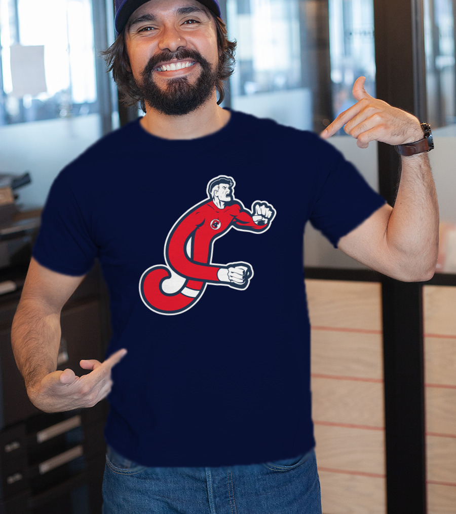 Cleveland Mr. Fantastics MLB Stretching Superhero T-Shirt