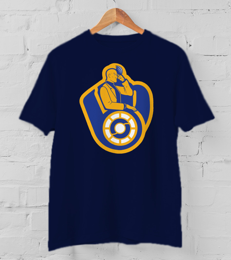 Milwaukee Professor X MLB Brewers Mashup T-Shirt