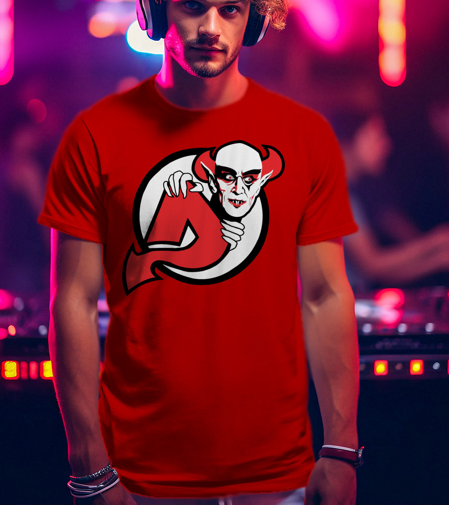 New Jersey Devils Nosferatu NHL T-Shirt