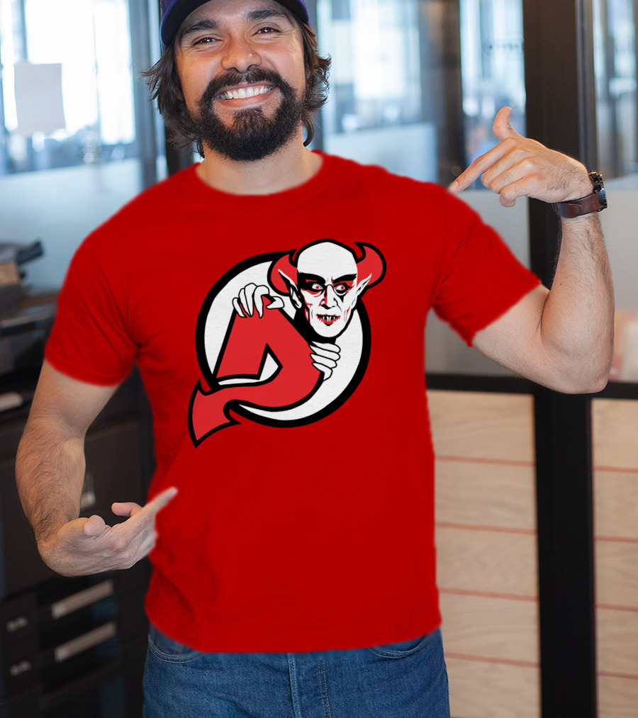 New Jersey Devils Nosferatu NHL T-Shirt