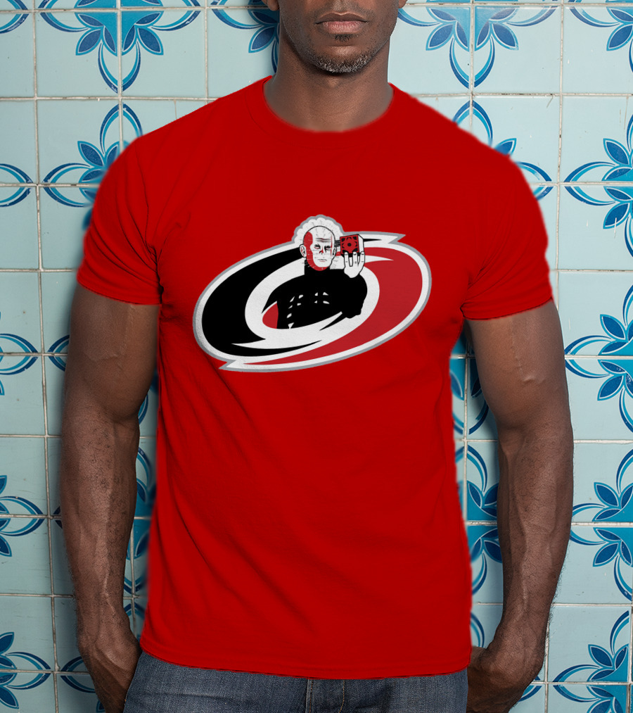Carolina Hellraisers NHL Horror-Themed Hockey T-Shirt