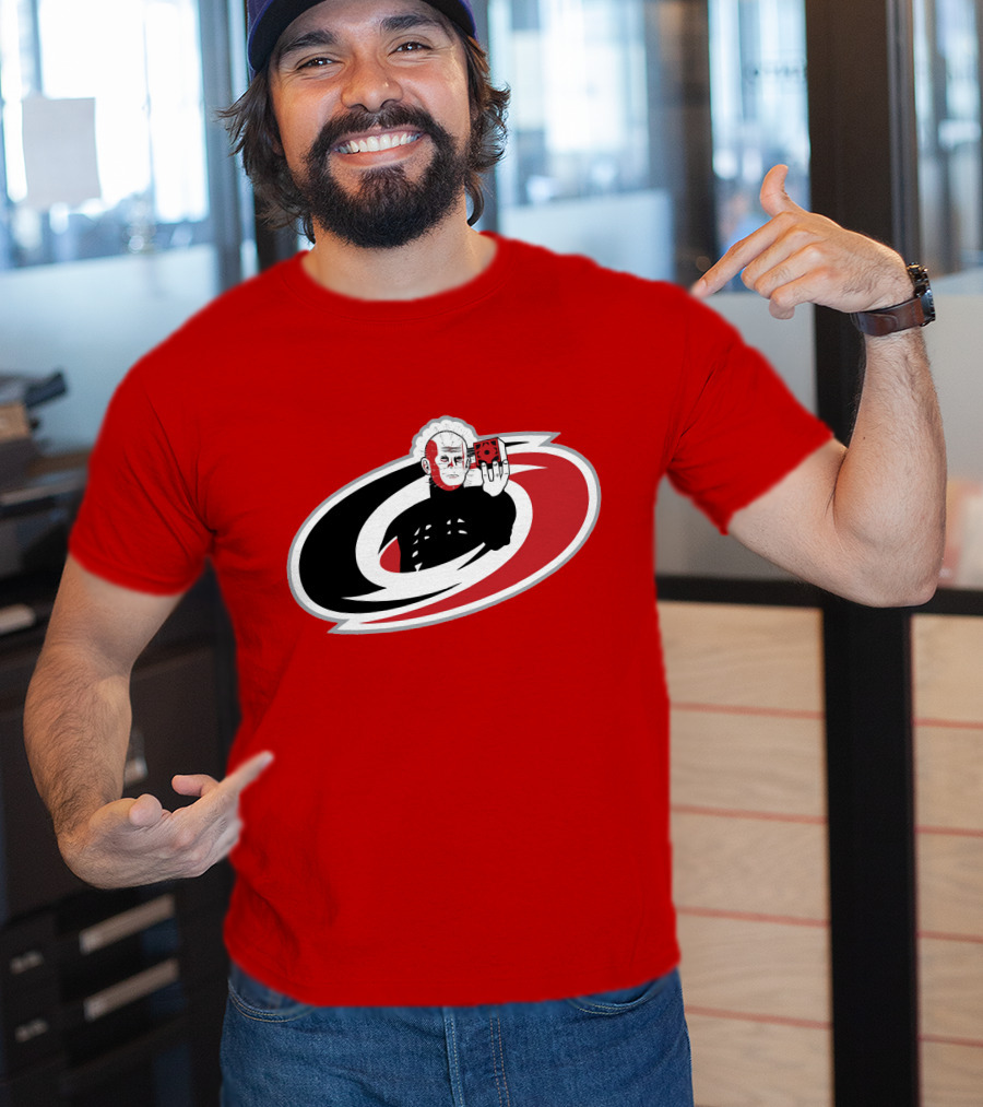 Carolina Hellraisers NHL Horror-Themed Hockey T-Shirt