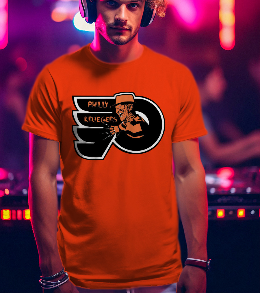 Philly Kruegers NHL Horror Hockey Fusion T-Shirt