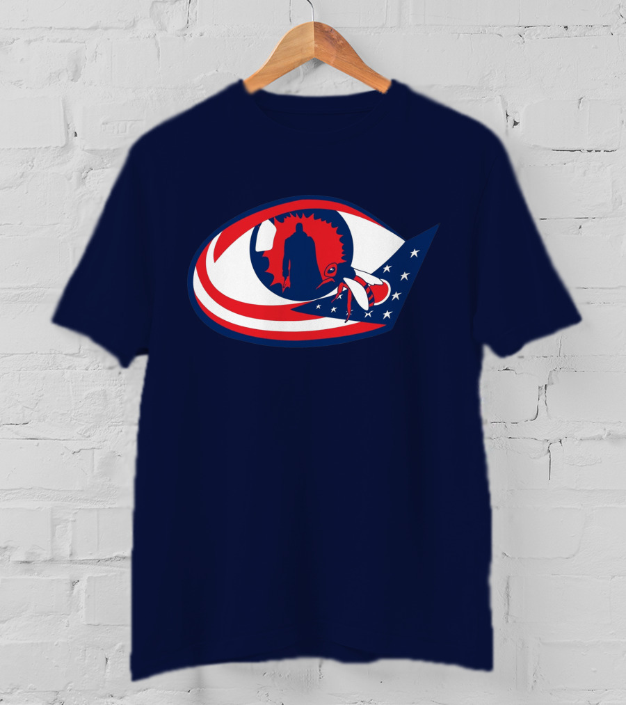 Columbus Candymans American Flag Eye And Bee T-Shirt