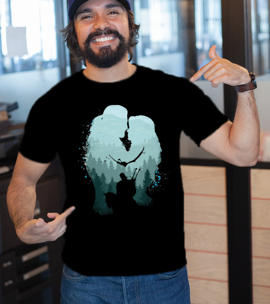 Wild Forces Hunter's Journey In Forest T-Shirt