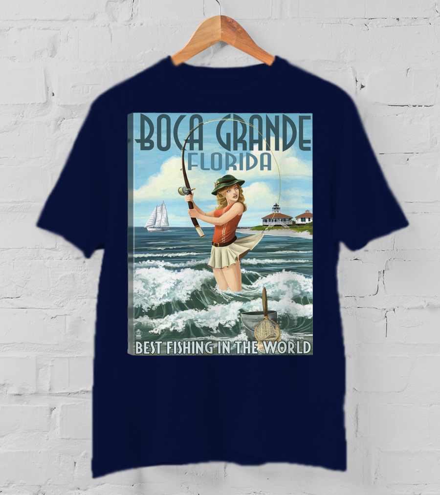 Boca Grande Florida Best Fishing In The World T-Shirt