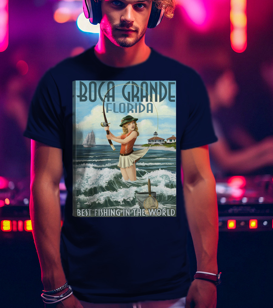 Boca Grande Florida Best Fishing In The World T-Shirt