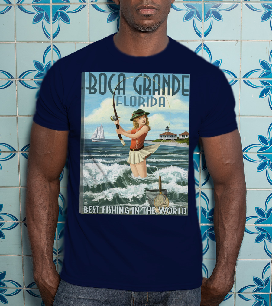 Boca Grande Florida Best Fishing In The World T-Shirt