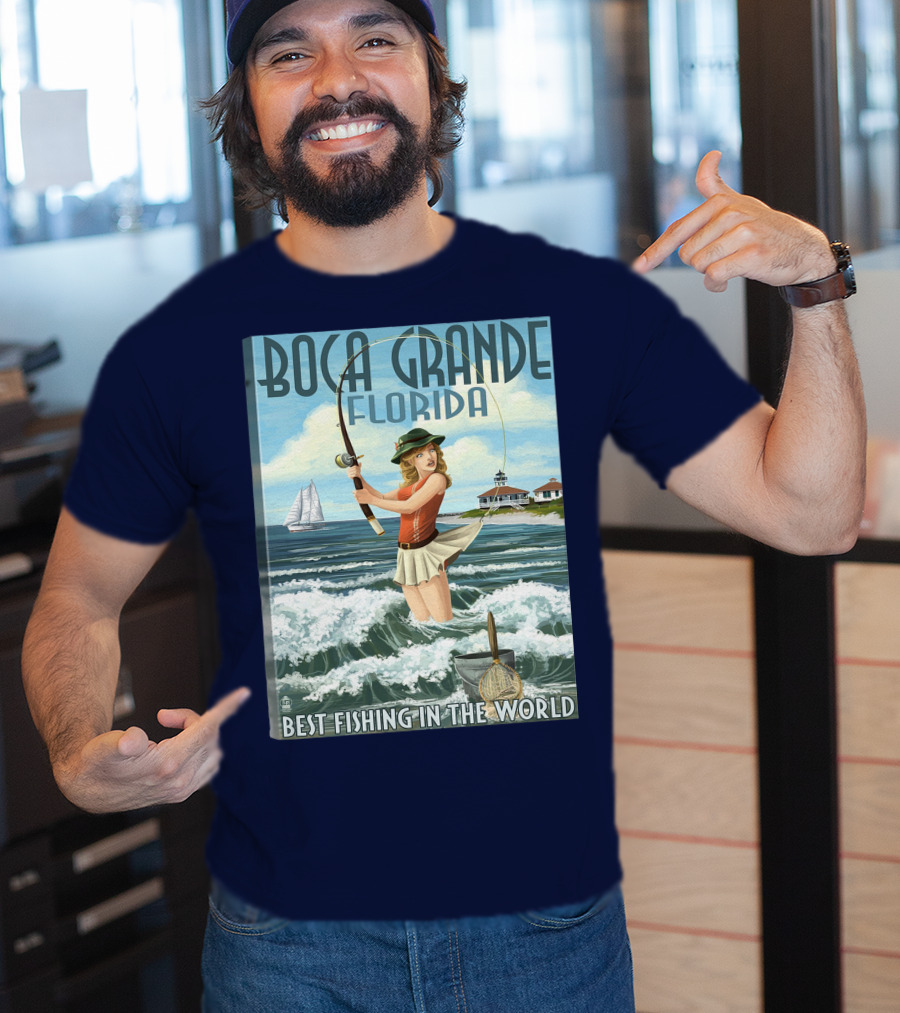 Boca Grande Florida Best Fishing In The World T-Shirt