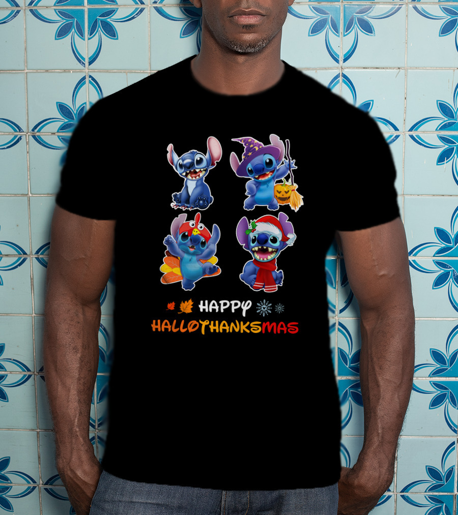 HAPPY HalloThanksMas STITCH T-Shirt