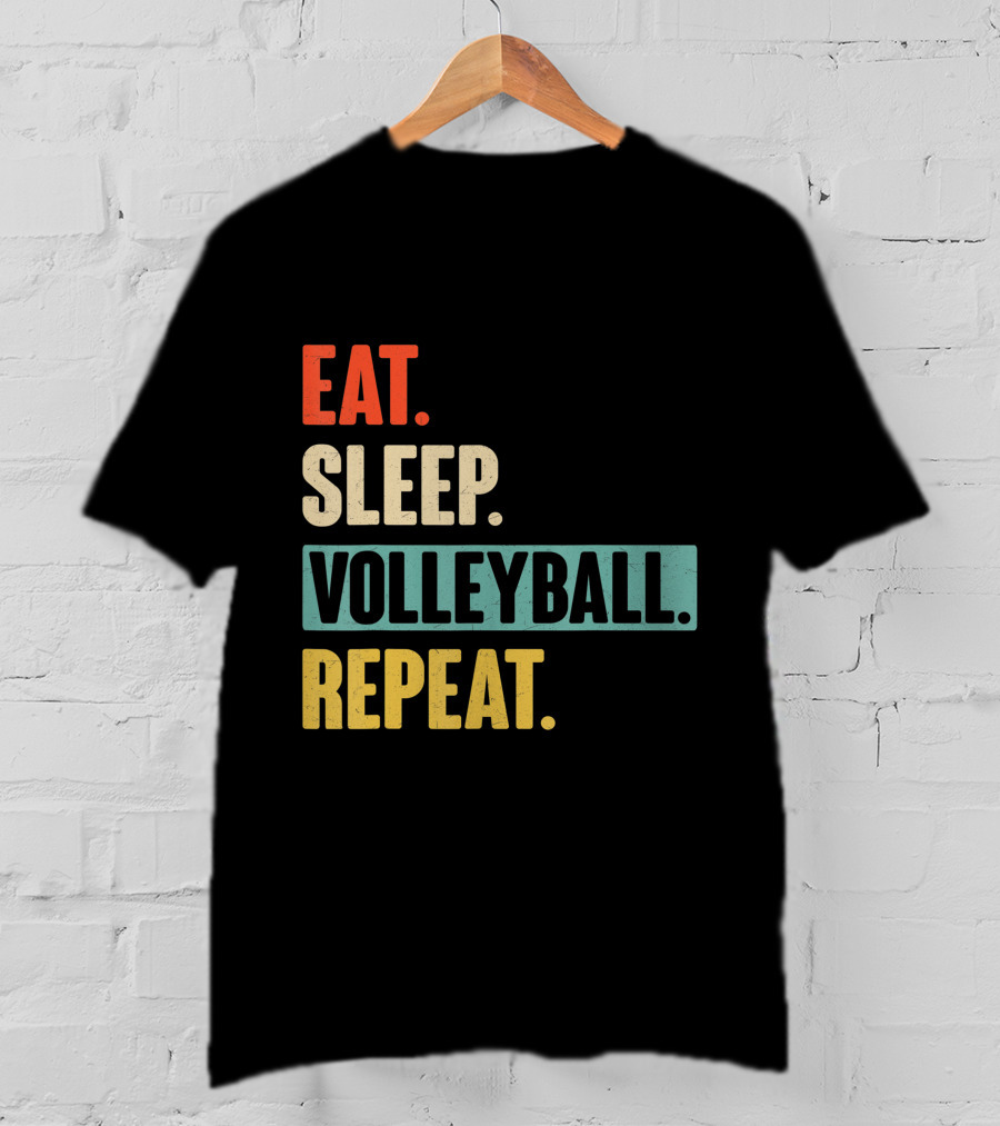 Eat Sleep Volleyball Repeat Vintage Volleyball Classic T-Shirt