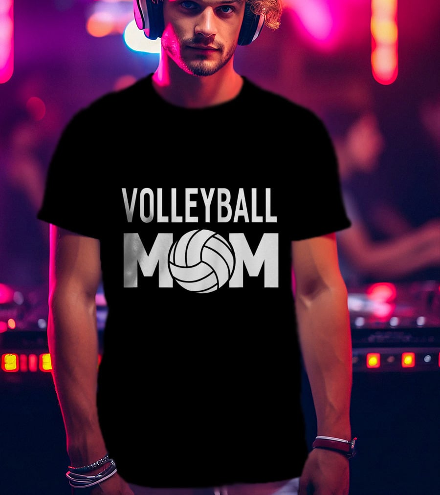 Volleyball Mom Women Funny Sports T-Shirt
