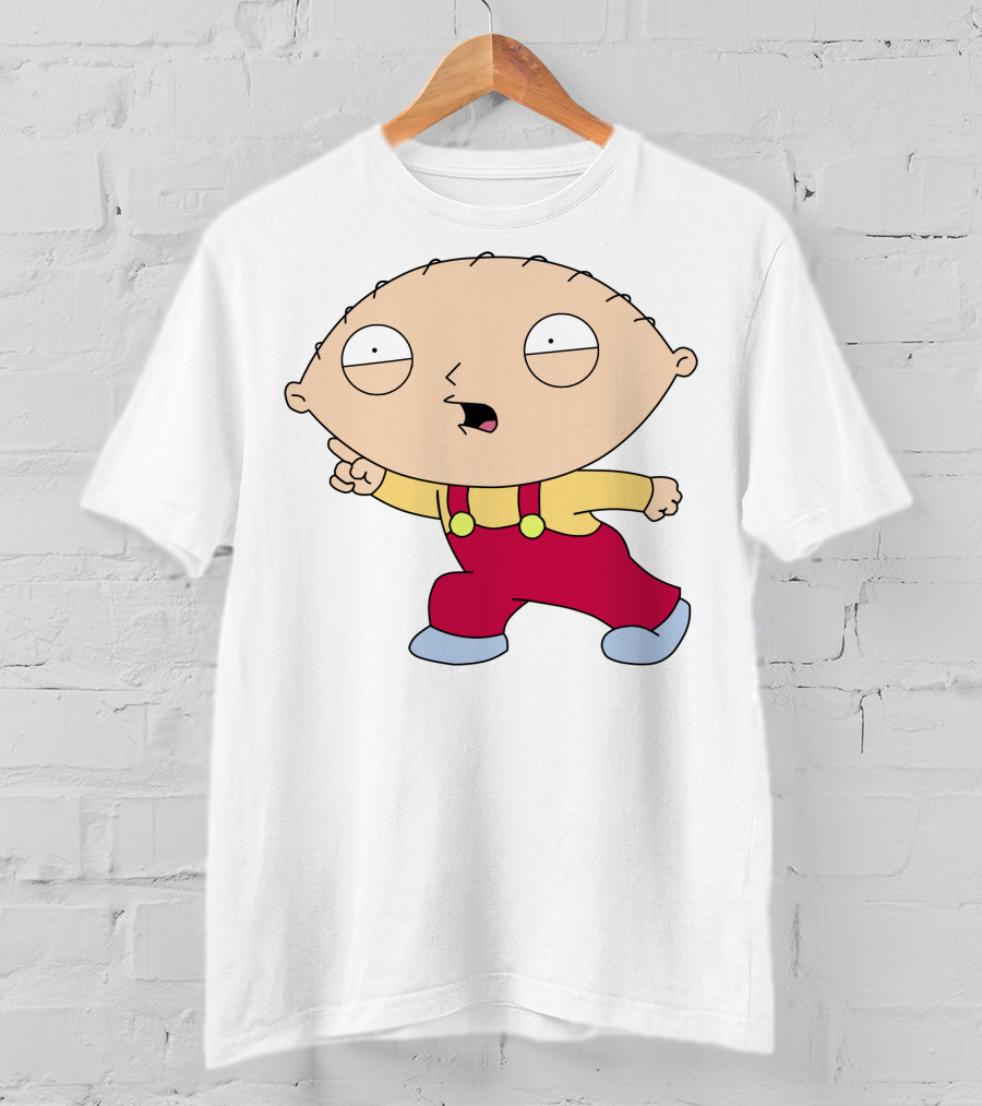 Stewie Griffin Angry Pose Family Guy Character T-Shirt