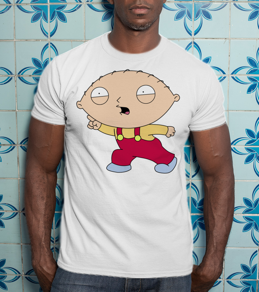 Stewie Griffin Angry Pose Family Guy Character T-Shirt