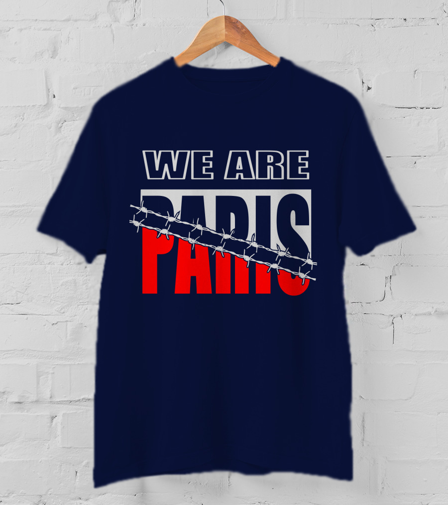 WE ARE PARIS Barbed Wire T-Shirt