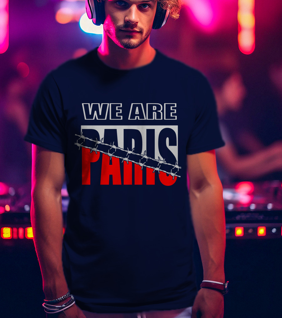 WE ARE PARIS Barbed Wire T-Shirt