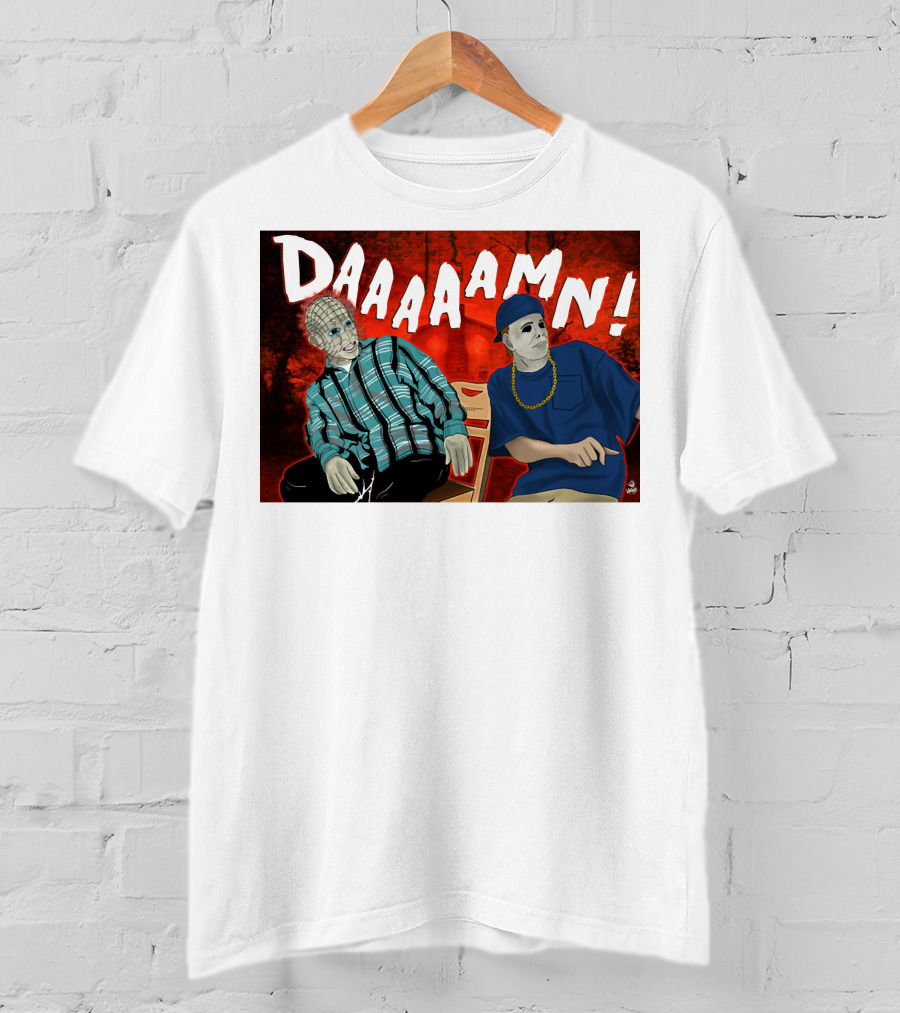 Daaaamn Horror Parody Friday Movie Scene T-Shirt