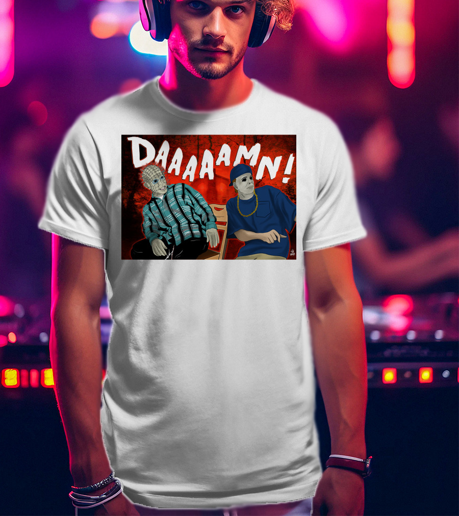 Daaaamn Horror Parody Friday Movie Scene T-Shirt