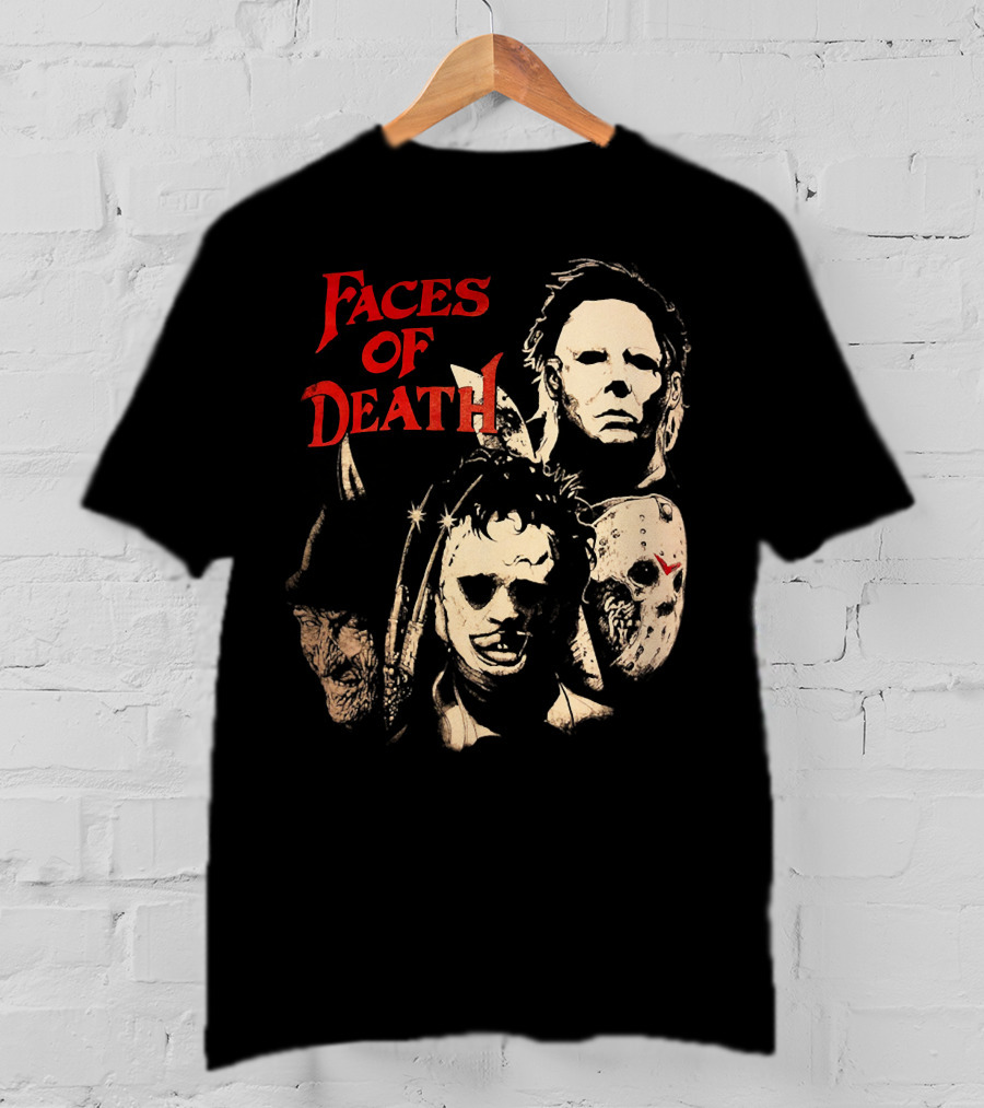 Faces Of Death Michael Myers Horror Icons T-Shirt