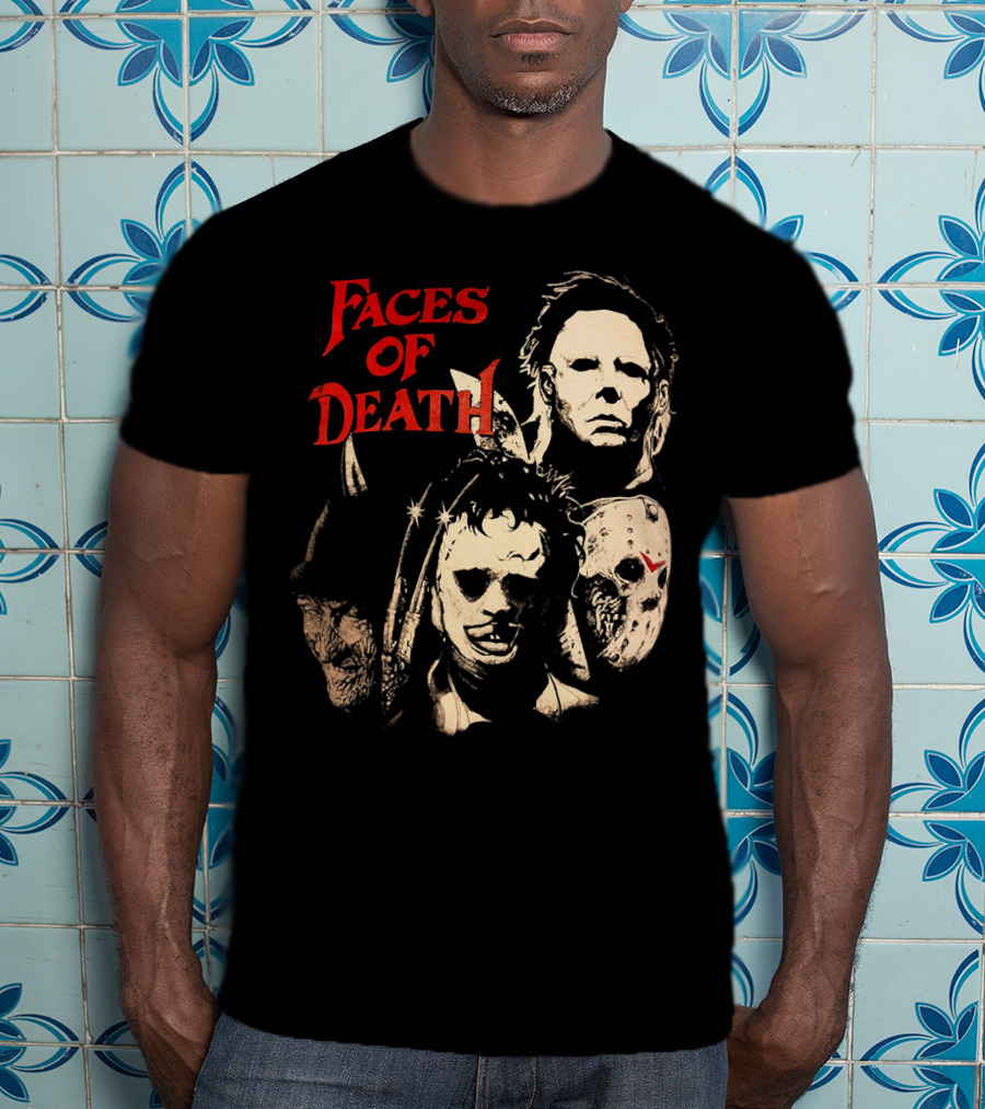 Faces Of Death Michael Myers Horror Icons T-Shirt