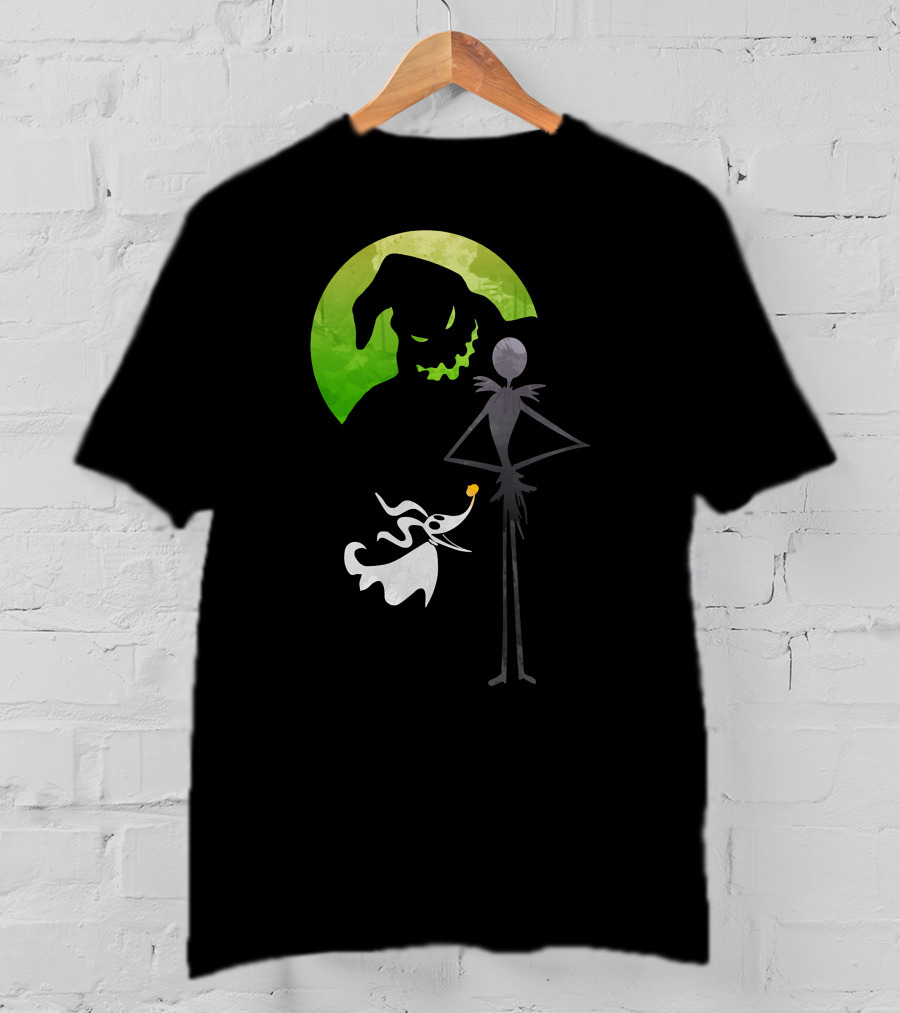 Jack Skellington Zero Oogie Boogie Moon T-Shirt