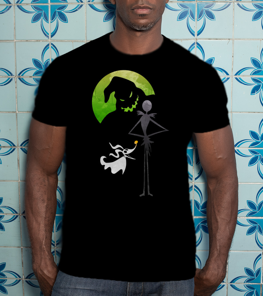 Jack Skellington Zero Oogie Boogie Moon T-Shirt