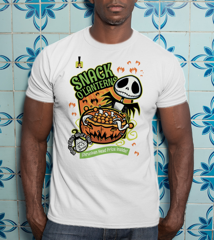 Snack O'Lanterns What's This Shrunken Head Prize Inside T-Shirt