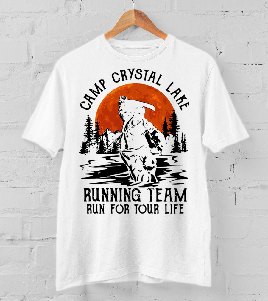 Camp Crystal Lake Running Team Run For Your Life T-Shirt