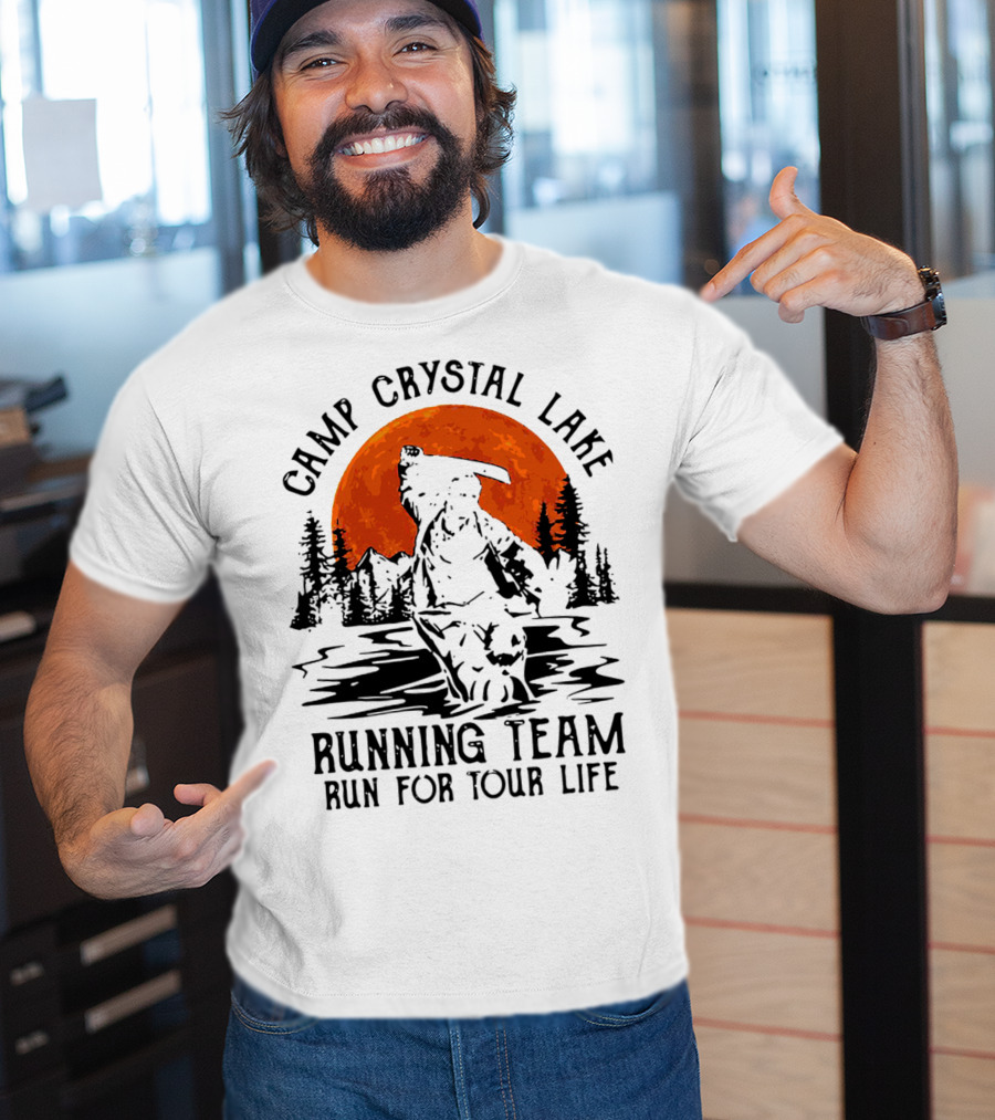 Camp Crystal Lake Running Team Run For Your Life T-Shirt